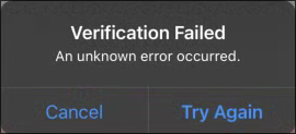 Sandbox account authentication failure